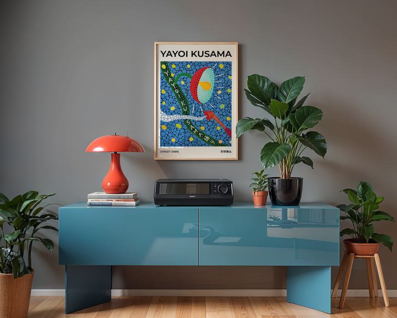 Yayoi Kusama Streets 1989 Poster