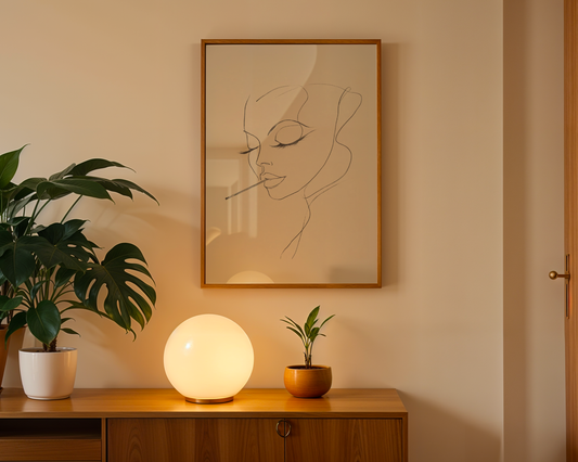 Vintage Femme Smoking Poster