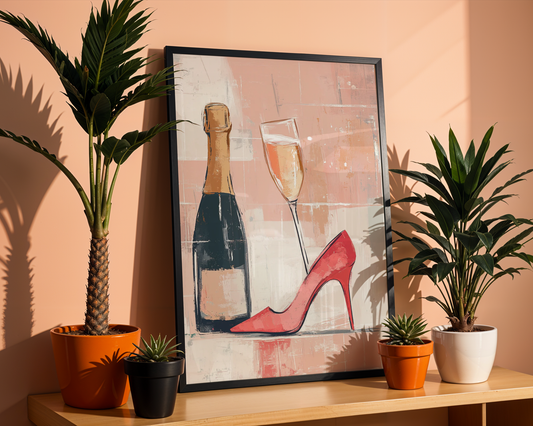 Champagne & Couture Poster