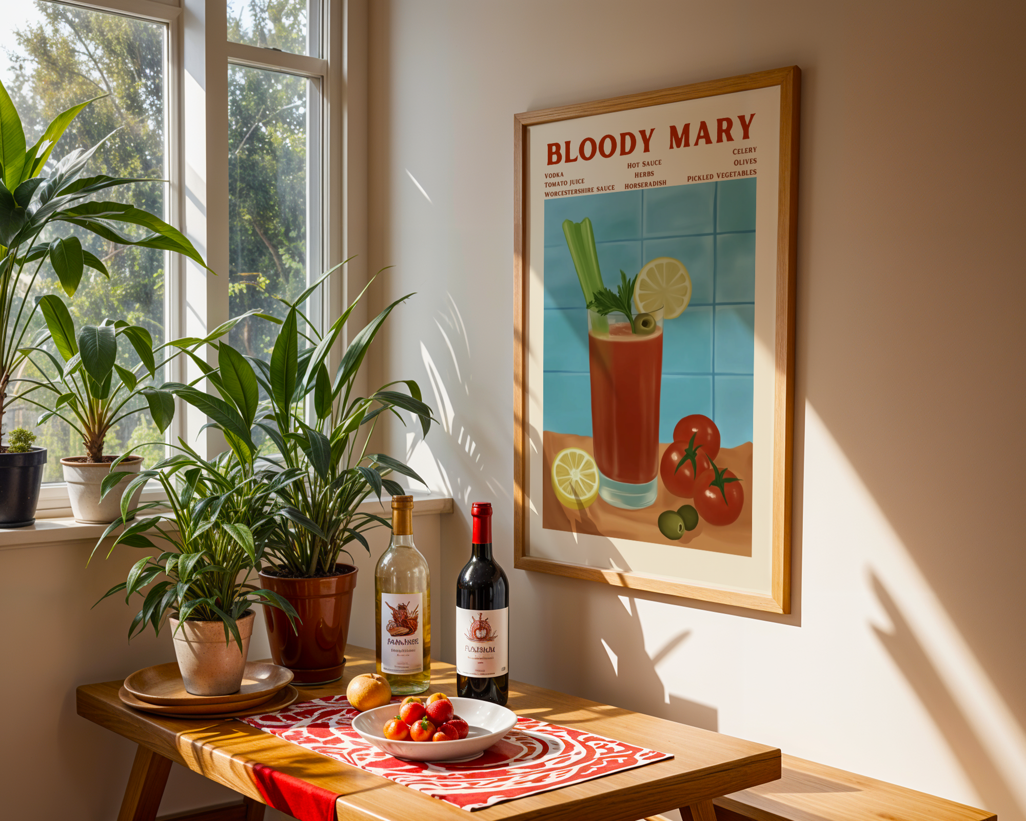 Bloody Mary Cocktail Poster