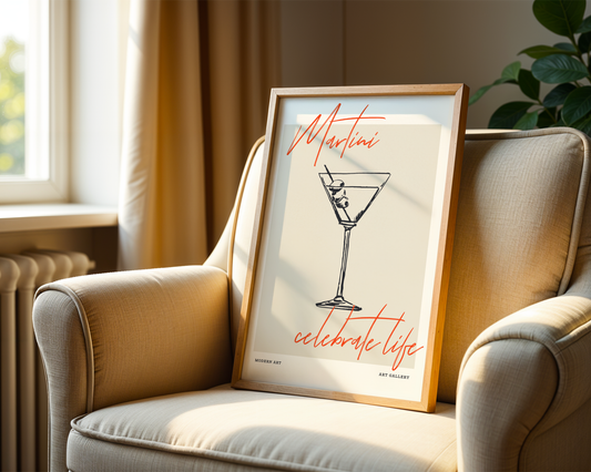 Martini Celebrate Life Poster