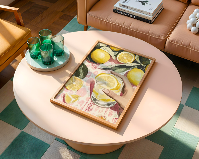 Lemon Delight Drink Poster