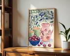 Watercolor Fruit And Olive Poster