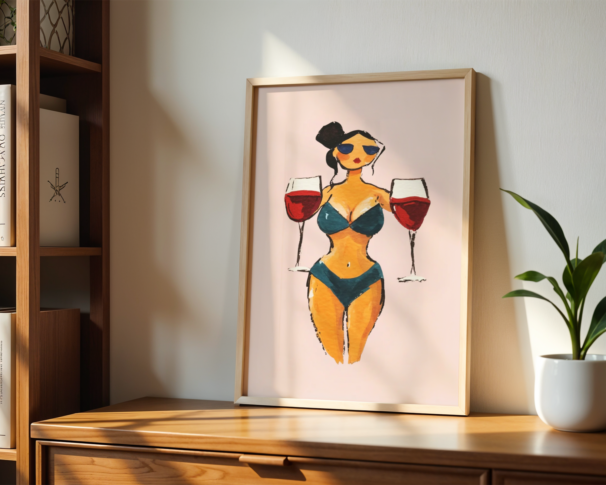 Wine Babe Poster