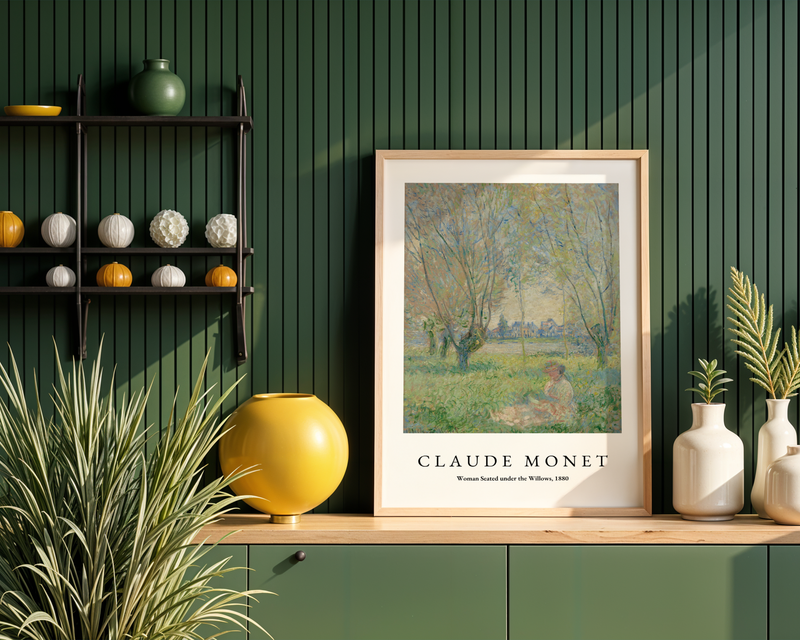 Claude Monet Seated Woman Poster