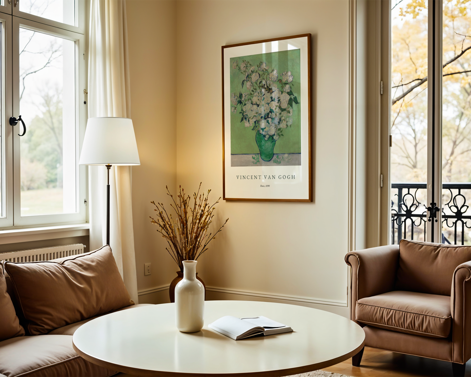 Van Gogh Roses Poster