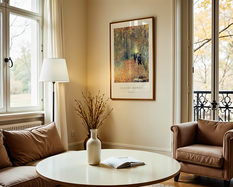 Claude Monet The Hunt Poster