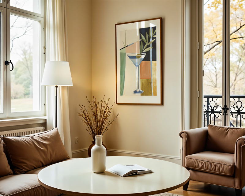 Martini Elegance Poster