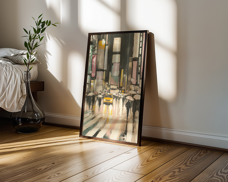 Neon Downpour Poster