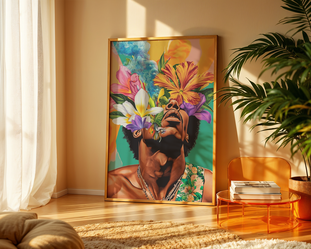 Blooming Hendrix Poster