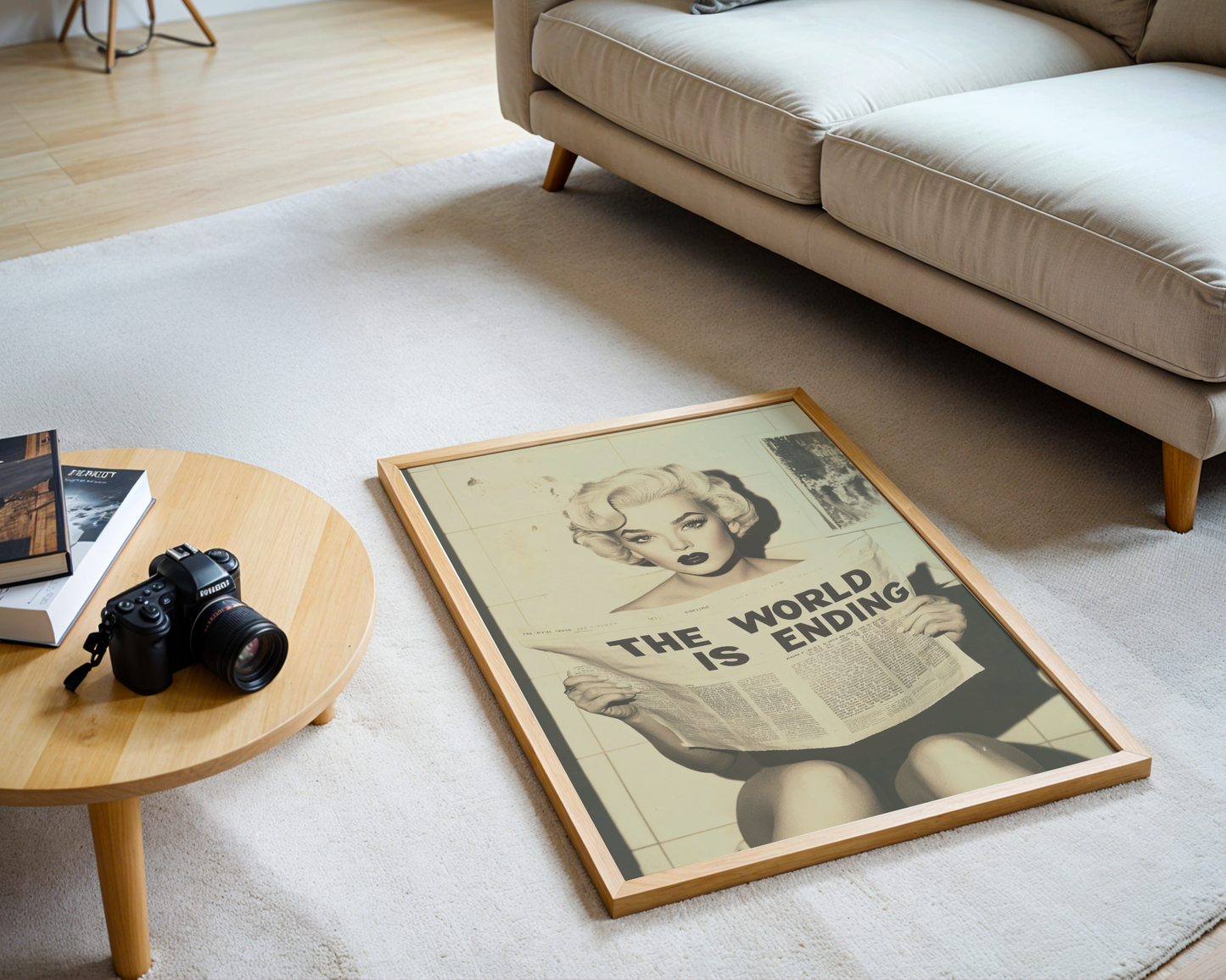 The World is Ending Retro Poster