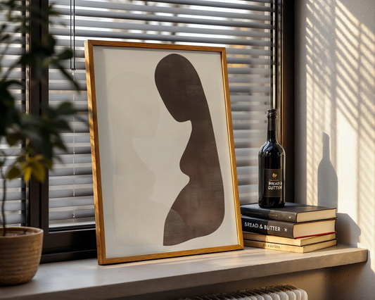 Abstract Lovers Poster