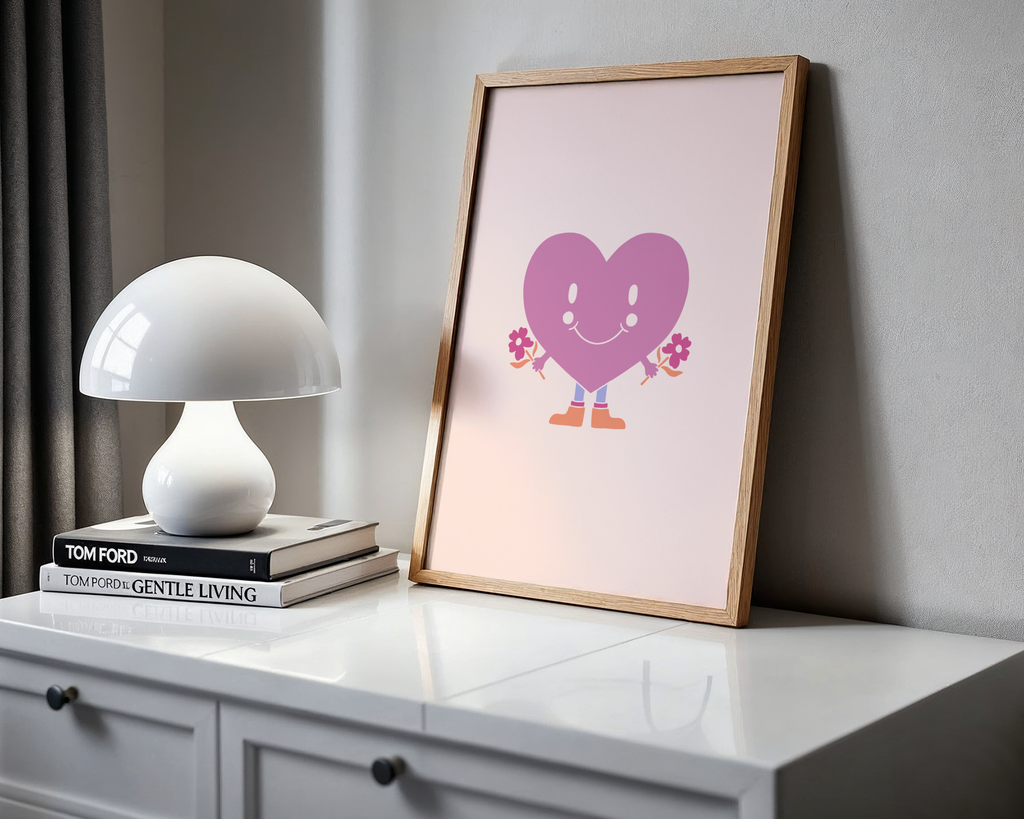 Happy Heart Character Poster