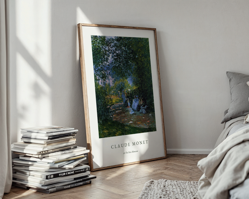 Claude Monet At the parc monceau Poster