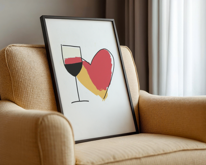 Wine Is Love Poster