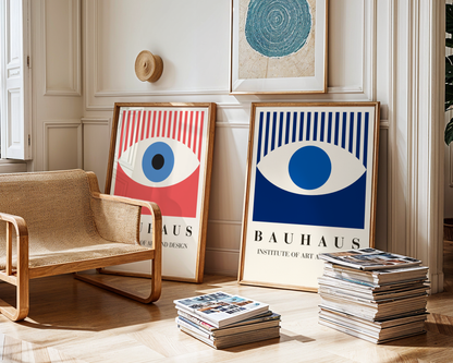 Bauhaus Eye Design Poster