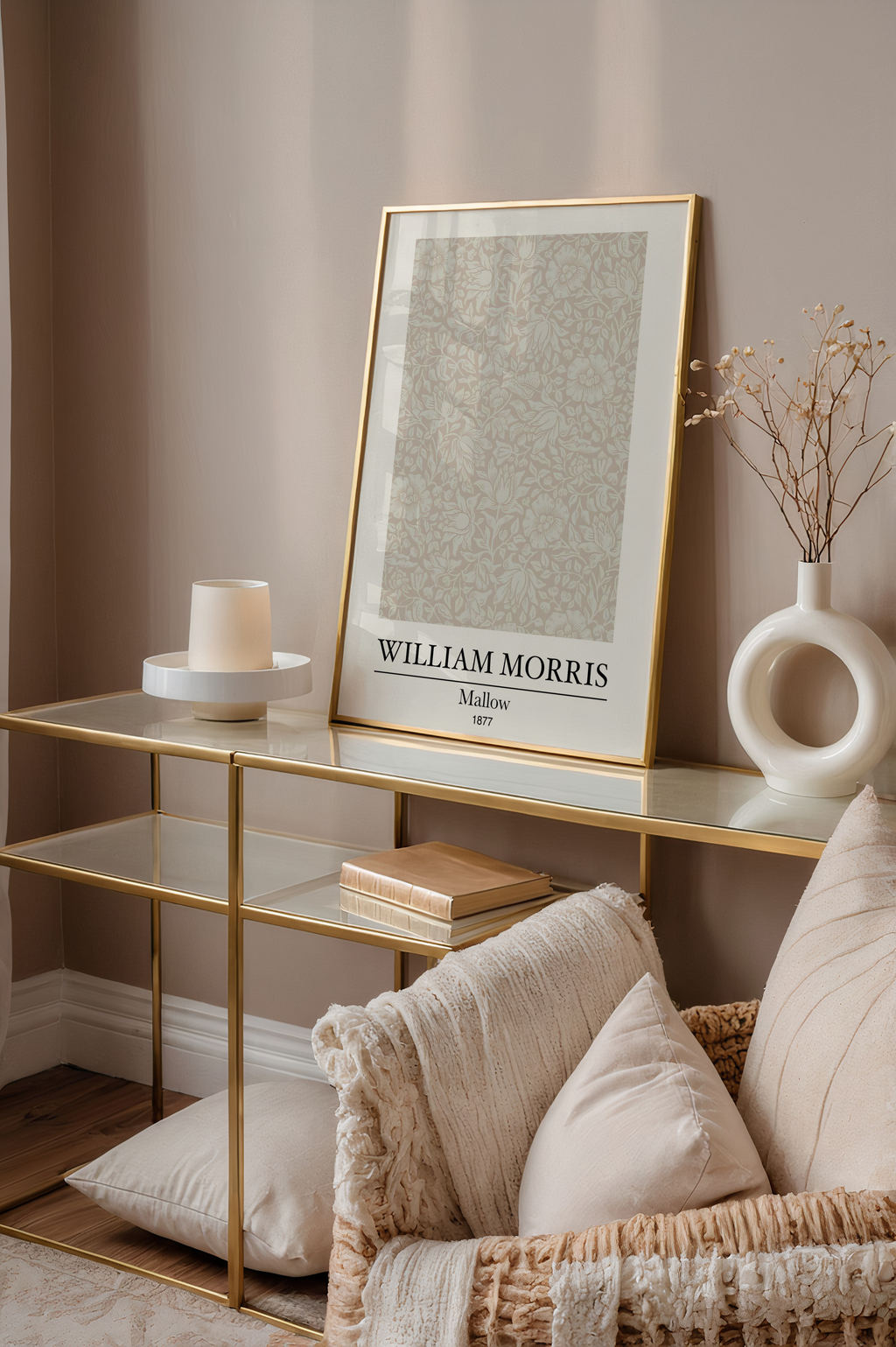 William Morris Mallow Poster