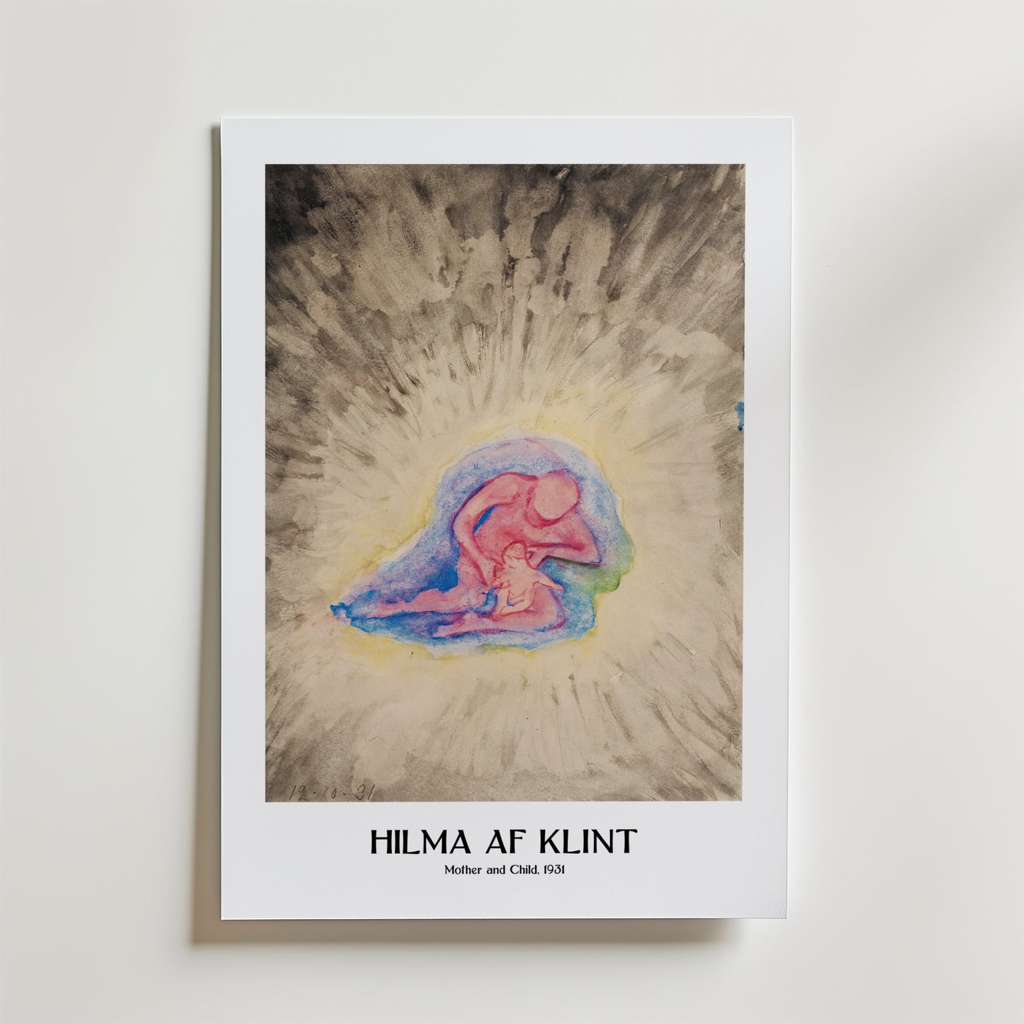 Hilma af Klint Mother and Child Poster