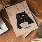 Midnight Cat Ramen Poster