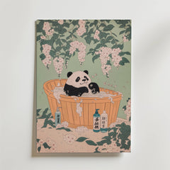 Zen Bath Panda Poster