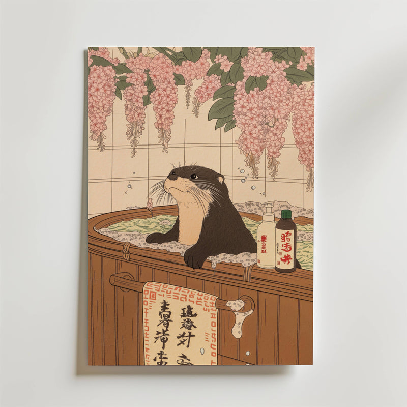 Zen Otter Poster
