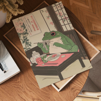 Ramen Frog Poster