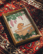 Golden Dog Spa Poster