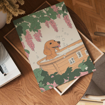 Golden Dog Spa Poster