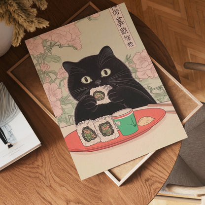 Sushi Cat Poster