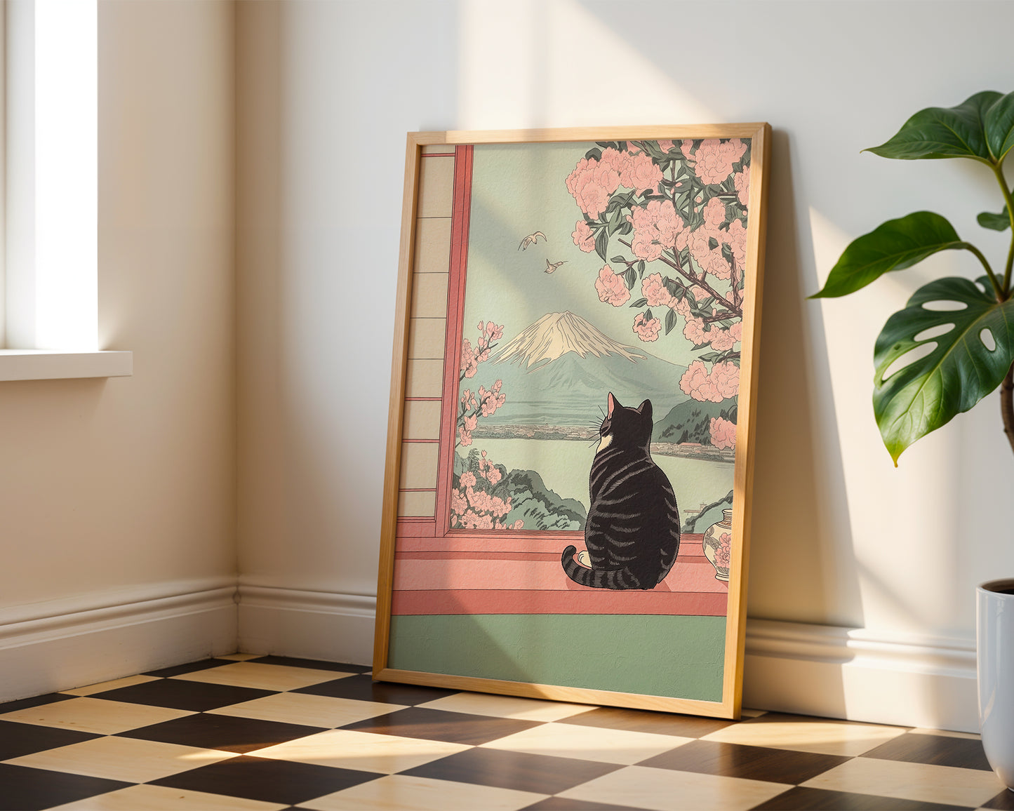 Peaceful Blossom View Poster