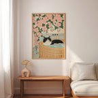 Zen Cat Bath Poster