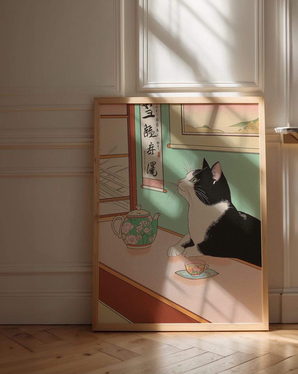 Tranquil Feline Poster