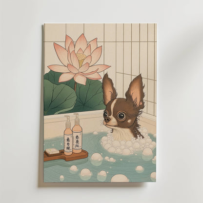 Lotus Bath Serenity Poster