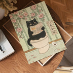 Cat Reading Time Poster