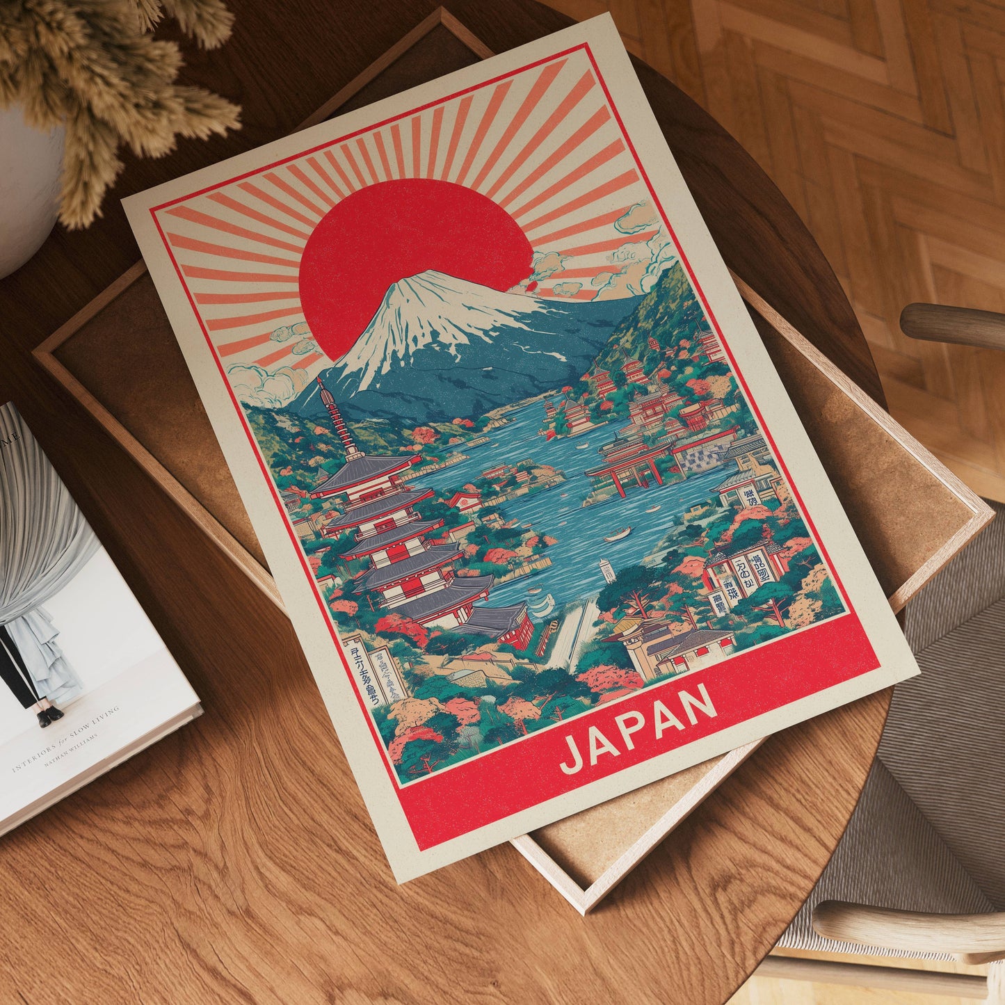 Japanese Red Sun Poster