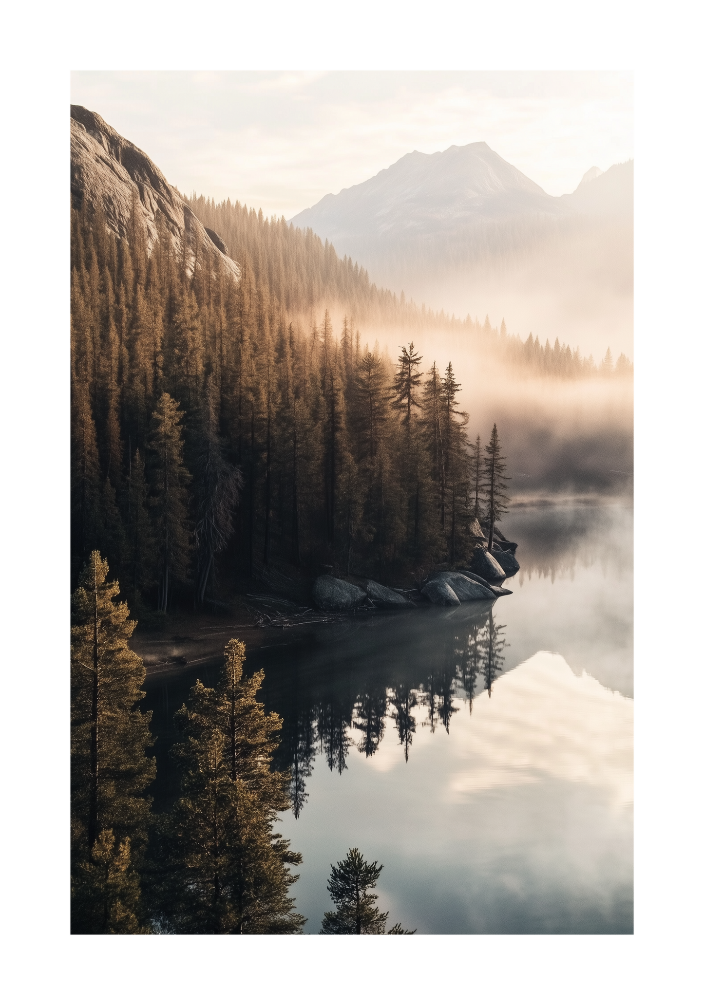 Between the Misty Peaks Poster