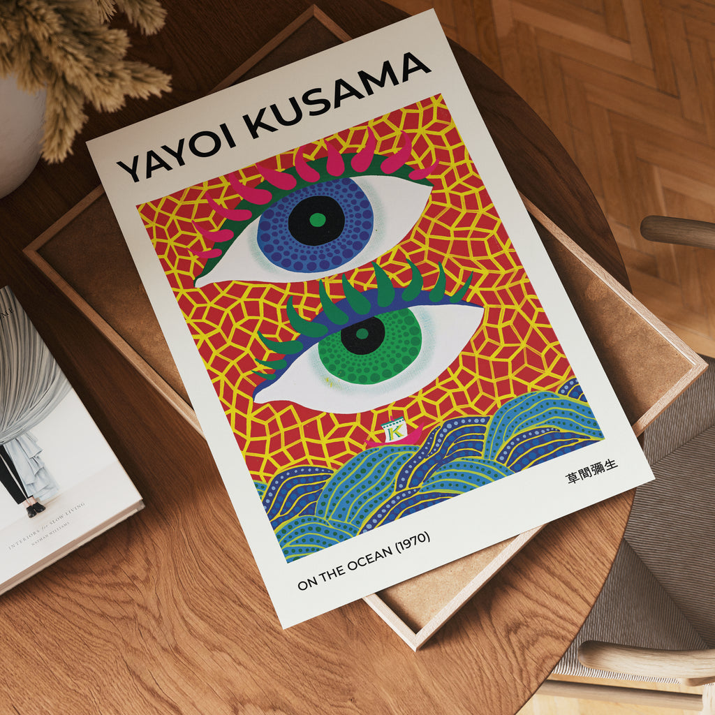 Yayoi Kusama On The Ocean Poster