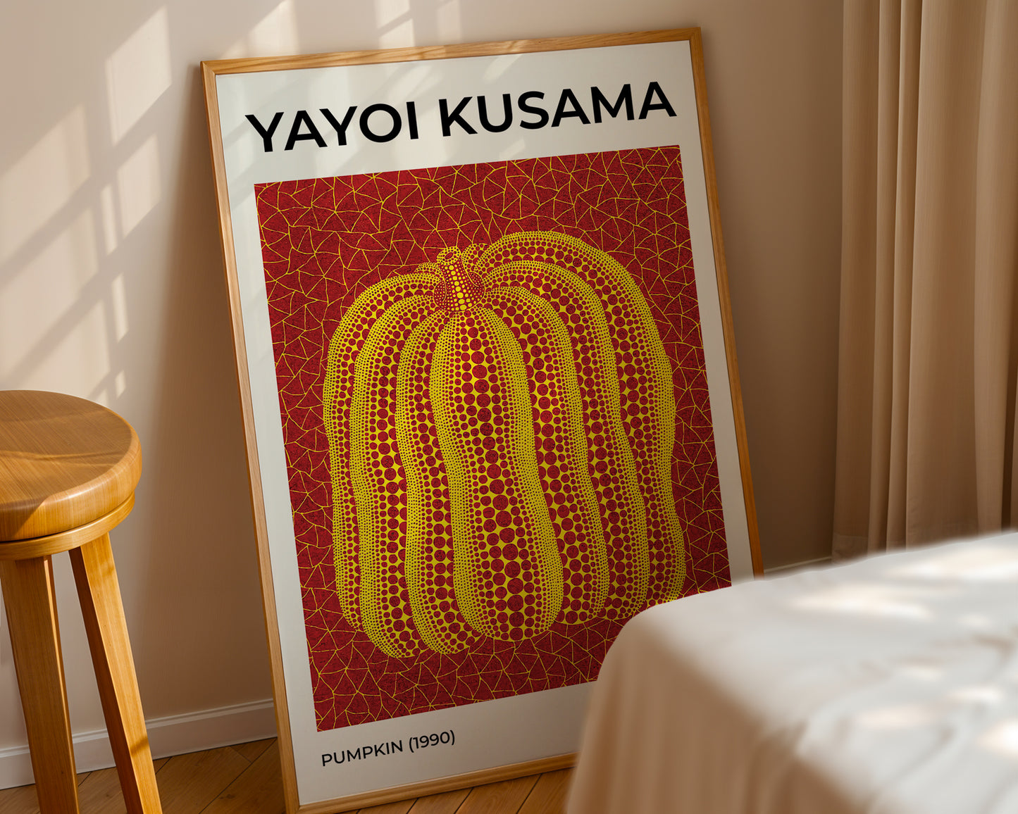 Yayoi Kusama Pumpkin 1990 Poster