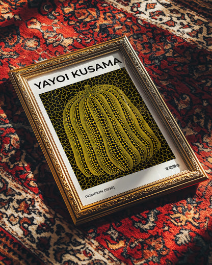 Yayoi Kusama Yellow Pumpkin 1990 Poster