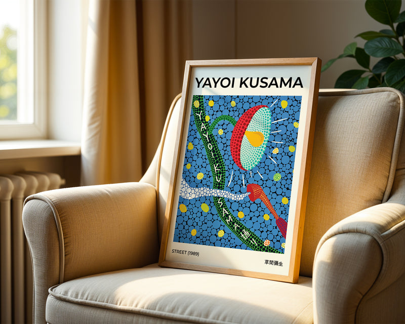 Yayoi Kusama Streets 1989 Poster