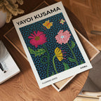 Yayoi Kusama Flowers Poster