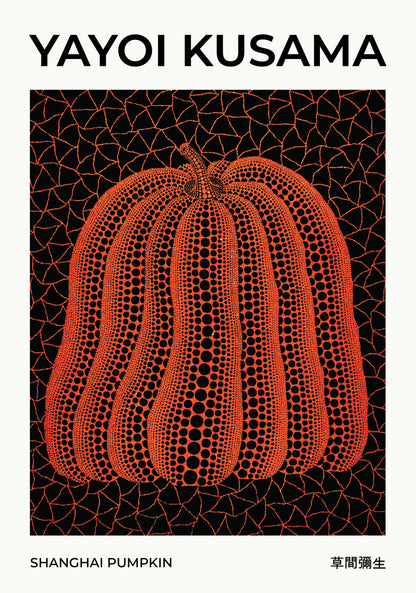 Yayoi Kusama Shanghai Pumpkin Poster