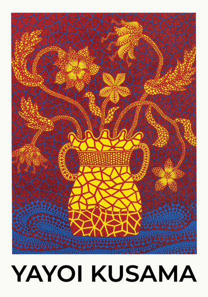 Yayoi Kusama Bloom Mosaic Poster