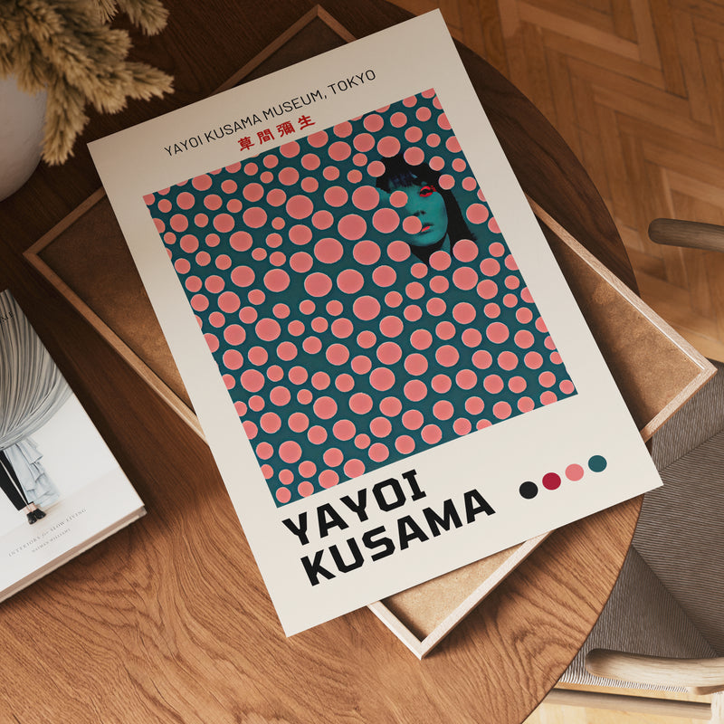 Yayoi Kusama Hidden Gaze Poster