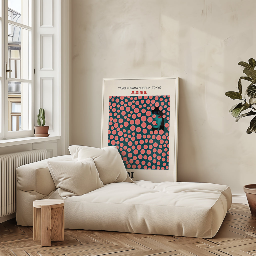 Yayoi Kusama Hidden Gaze Poster