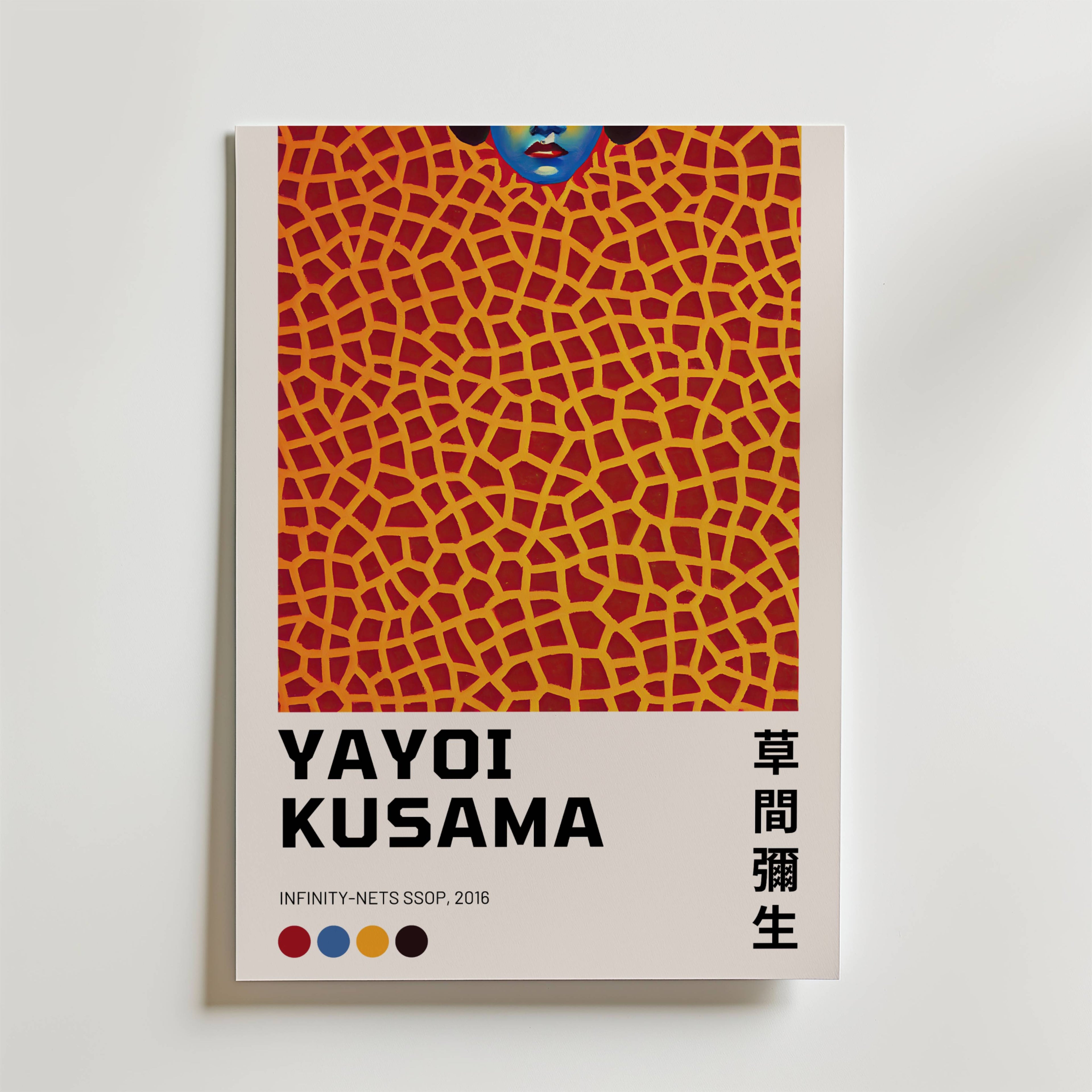 Yayoi Kusama Infinity Nets Poster