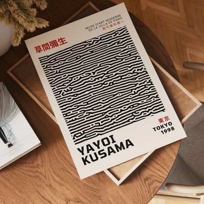 Yayoi Kusama Abstract Poster