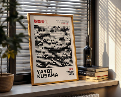 Yayoi Kusama Abstract Poster
