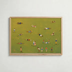 Lazy Summer Poster i rumskomposition med ekram