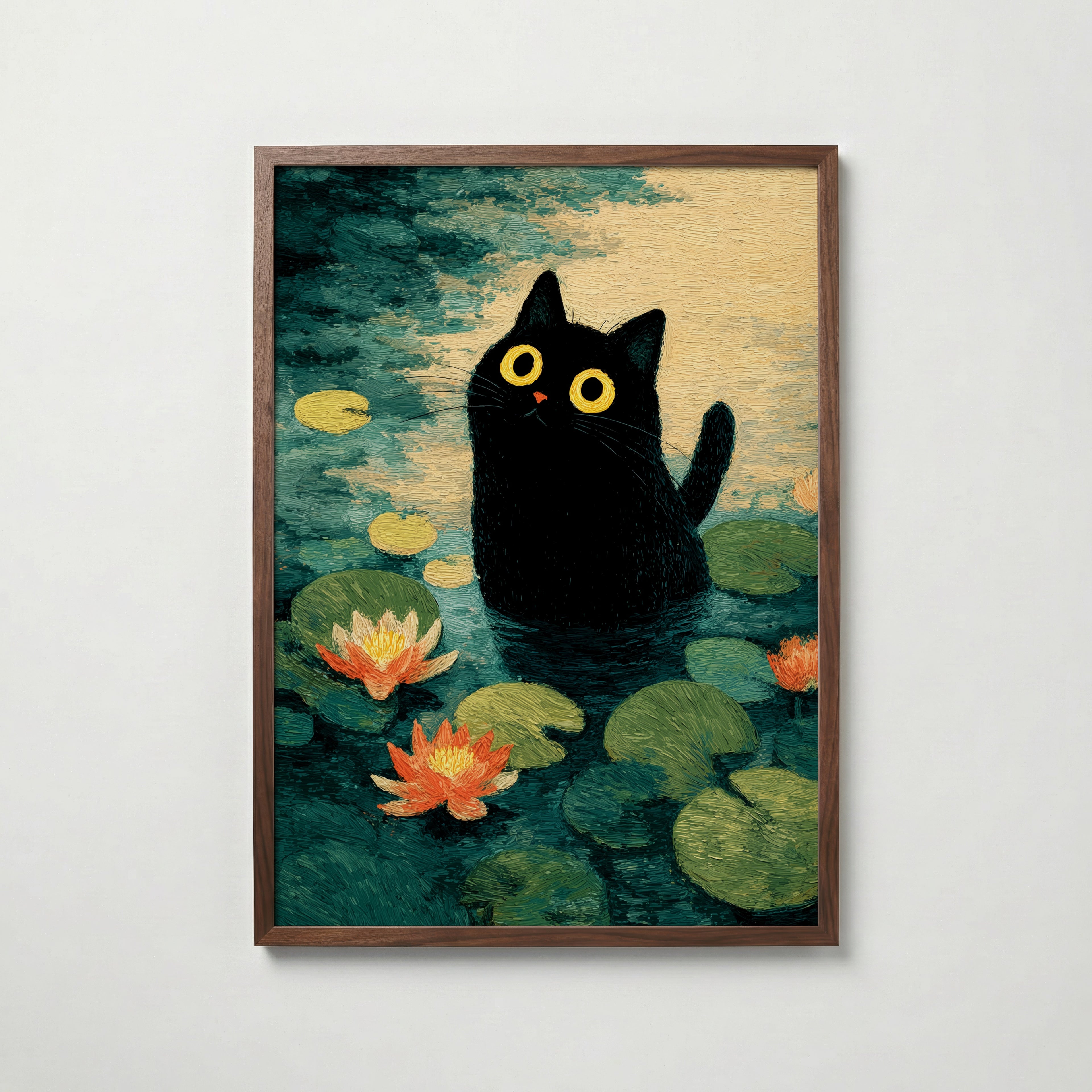Lily Pond Cat